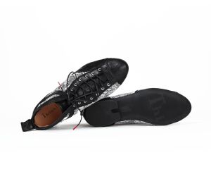 Think Schnürschuhe schwarz Guad-2 bianco/kombi 618-1000 Gr.40 - GUD 706