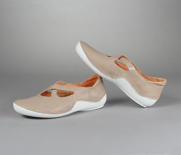 Think Ballerinas beige Kapsl panna 711-4000 Gr.41 - KPS 181