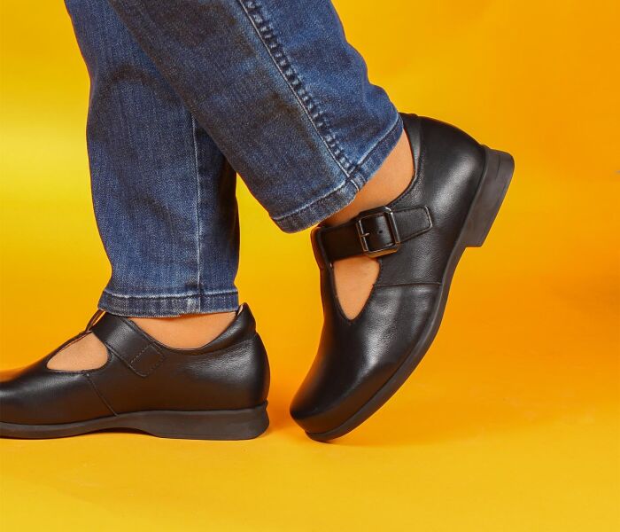 Think Ballerinas schwarz Pensa Damen schwarz 894-0000 Gr.38 - PN 152