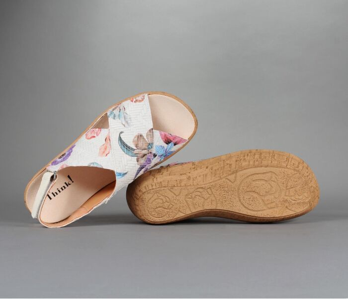 Think Sandaletten bunt Kate ivory/kombi 932-9010 Gr.40 - KAT 1