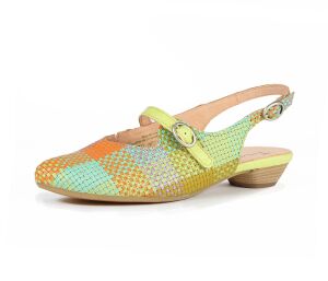 Think Pumps bunt Grace matcha/kombi 941-9010 Gr.38 - GRC 49