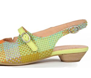 Think Pumps bunt Grace matcha/kombi 941-9010 Gr.38 - GRC 49