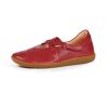 think slipper rot nature pomodoro 952-5000 fussbett: lederbezogene wechselbare kork-latex-bettung (pflanzlich gegerbt) lederfutter - vegetabil gegerbt und ungefärbt 10 mm keilabsatz in der sohle comfortabler slipper mit beliebter kreuzbandage für individuellen sitz