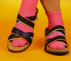 Think Sandalette bunt Koak schwarz/kombi 953-0000 Gr.43 - KOA 49