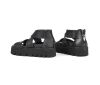 Lofina Sandaletten schwarz 5233 Maja gasoline-nero Gr.42 - LOF 62