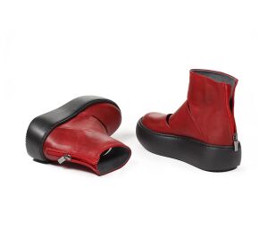 Lofina Stiefeletten rot 2925 Elina gasoline-rosso Gr.39 - LOF 72