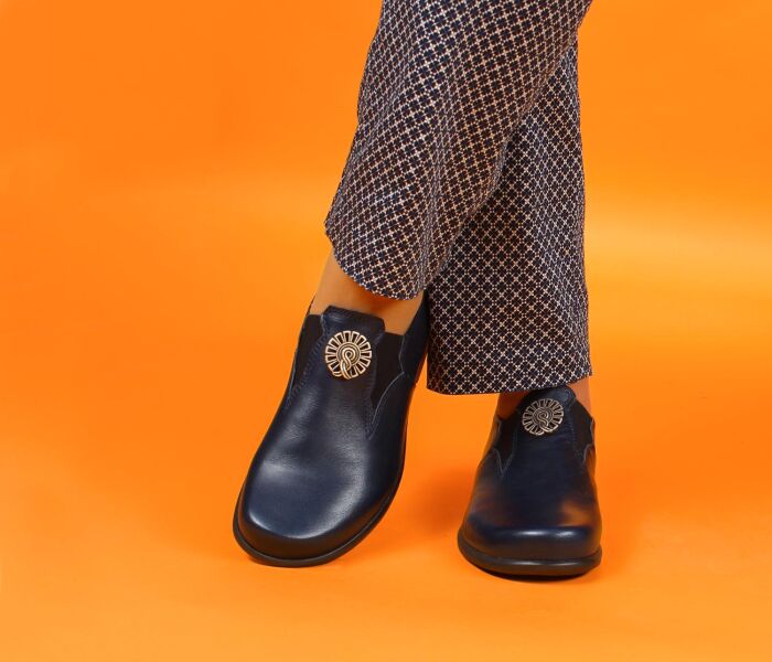Think Slipper blau Pensa Damen navy 272-8020 - PN 153