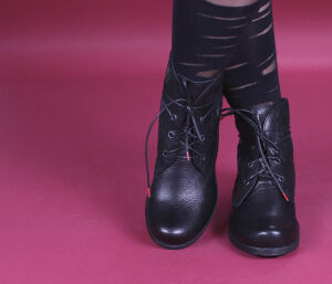 Think Stiefeletten schwarz Denk schwarz/kombi 831-0020 - DKN 723