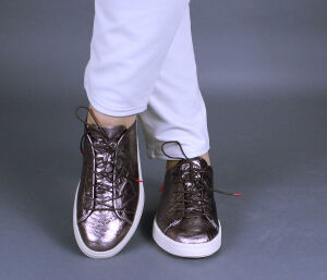 Think Schnürschuhe taupe Turna taupe/kombi 227-3030 Gr.39 - TNA 72