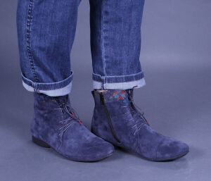 Think Stiefeletten blau Guad-2 notte/kombi 501-8030 Gr.42,5 - GUD 740