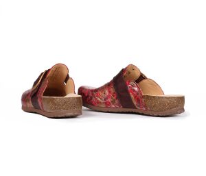 Think Clogs rot Julia cherry/kombi 543-9080 Gr.42 - UJA 261