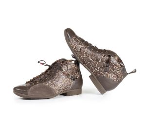 Think Schnürschuhe taupe Guad-2 pepper/kombi 618-2020 Gr.41 - GUD 747