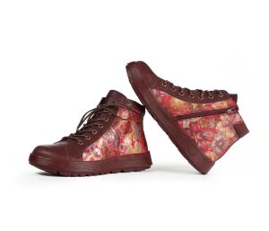 Think Booties rot Comoda chianti/kombi 986-5000 Gr.39,5 - MDA 95