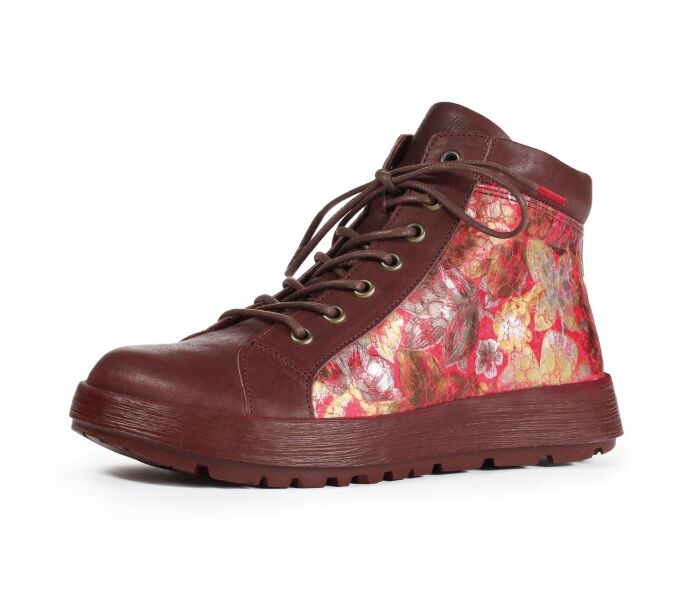 Think Booties rot Comoda chianti/kombi 986-5000 Gr.41 - MDA 95