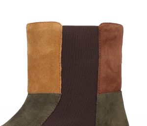Think Booties grün Cogita olive/kombi 991-7000 Gr.41 - GTA 46