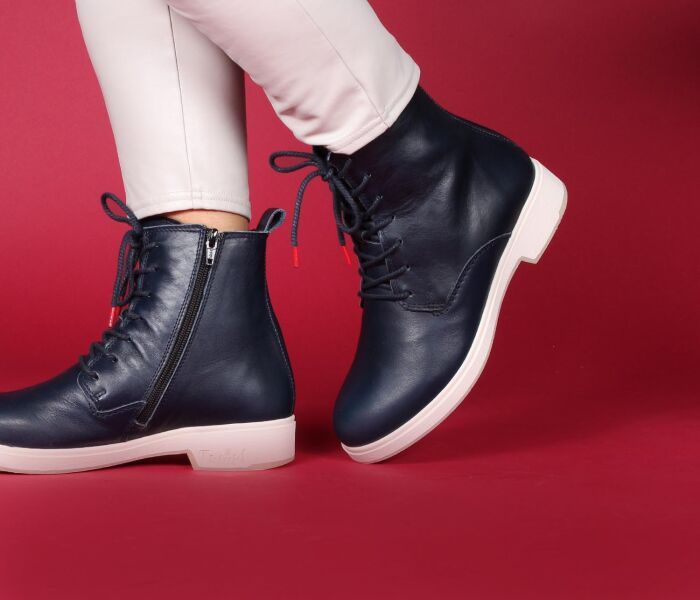 Think Stiefeletten blau Cogita navy 500-8000 Gr.36 - GTA 53