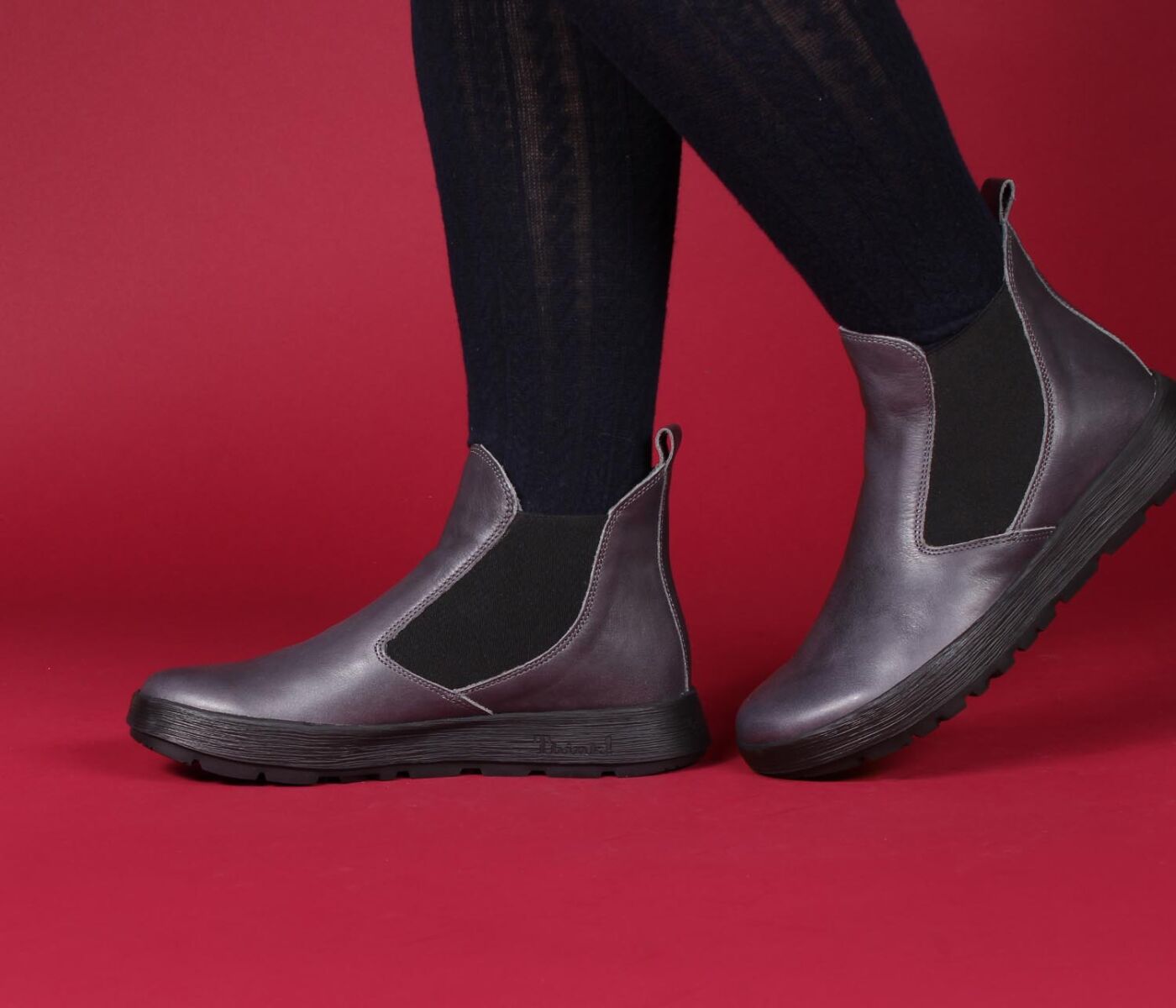 Think Booties grau Comoda mouse 61-2010 Gr.37,5 - MDA 117