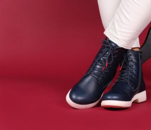 Think Stiefeletten blau Cogita navy 500-8000 Gr.41 - GTA 53