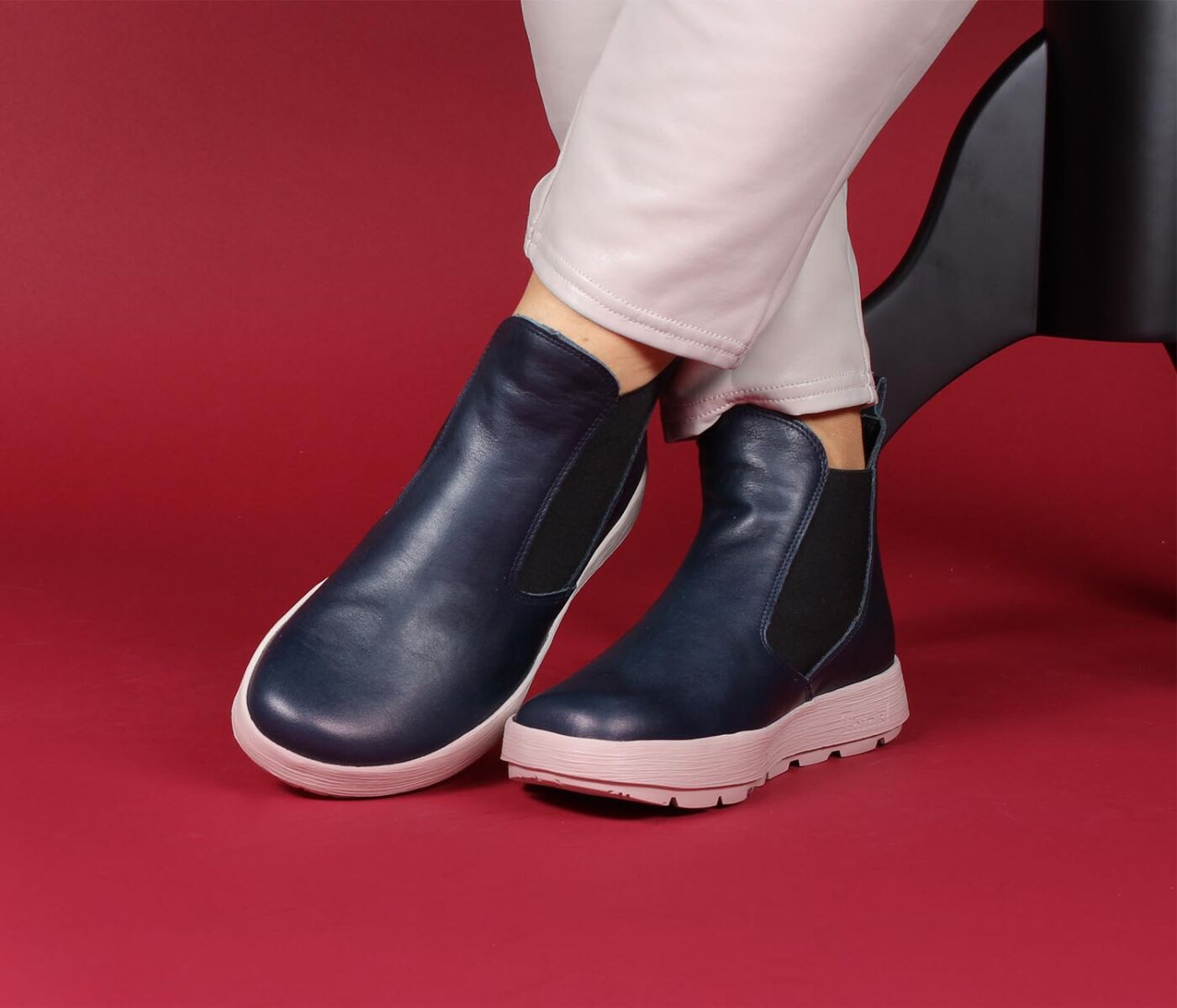 Think Booties blau Comoda navy 61-8040 Gr.41 - MDA 116