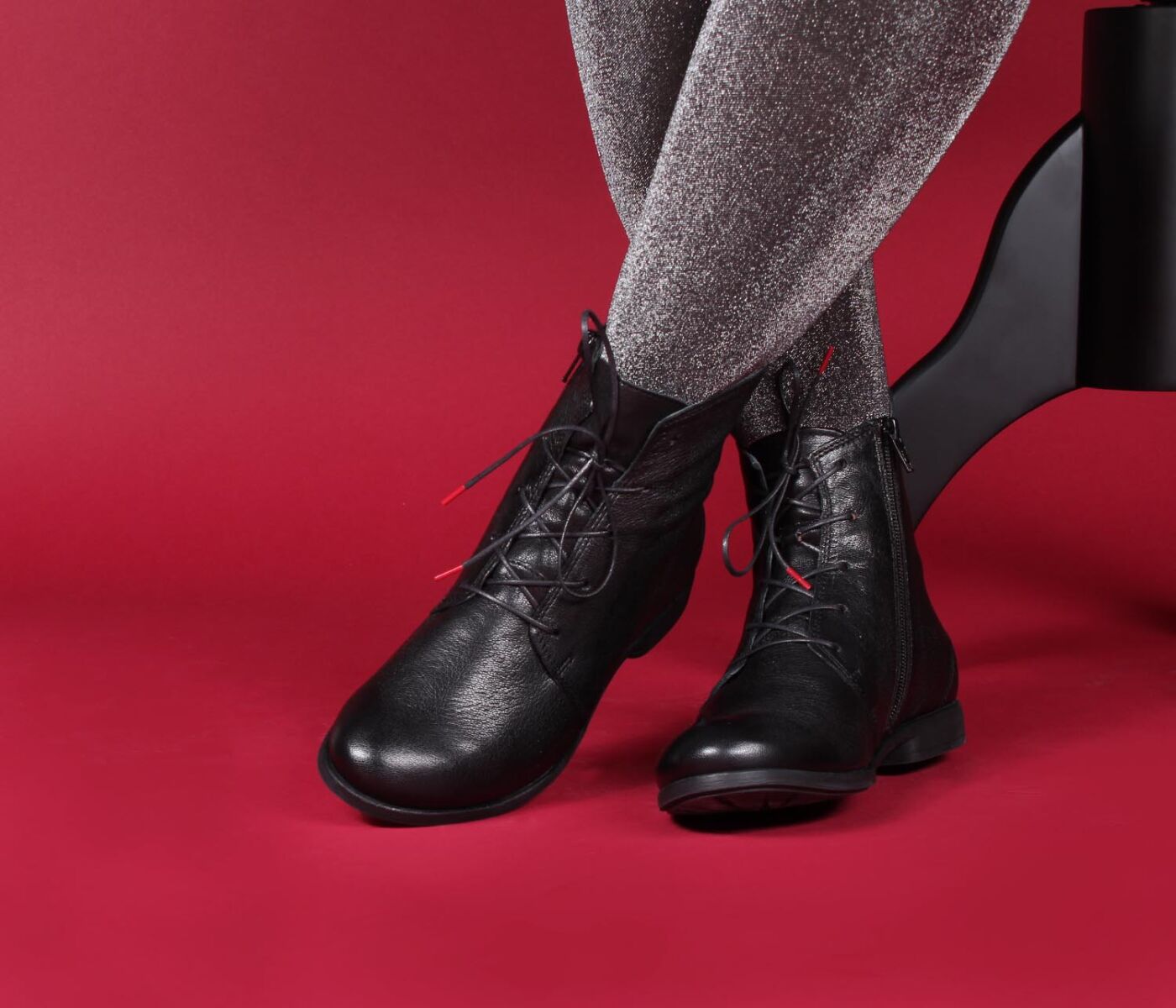 Think Stiefeletten schwarz Agrat schwarz 1189-0000 Gr.43 - AGR 85