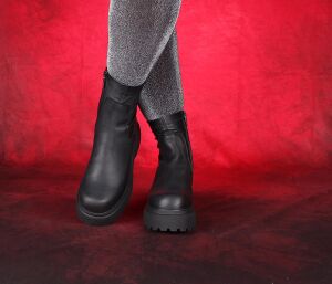 Lofina Stiefeletten schwarz 6063 Alea gasoline-nero - LOF 85