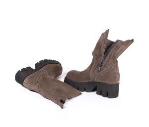 Lofina Stiefeletten taupe 6105 Smilla london-dark taupe Gr.39 - LOF 80