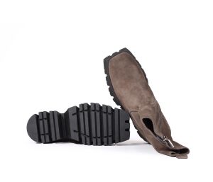 Lofina Stiefeletten taupe 6105 Smilla london-dark taupe Gr.39 - LOF 80