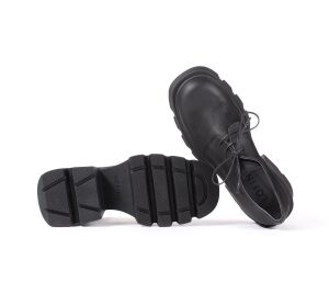 Lofina Schnürschuhe schwarz 6183 Anastasia gasoline-nero Gr.41 - LOF 86