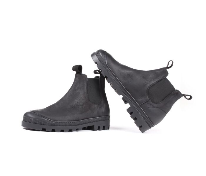 Lofina Stiefeletten schwarz 6471 Birte gasoline-nero Gr.41 - LOF 93