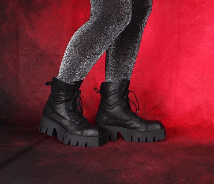 Lofina Stiefeletten schwarz 6104 Smilla gasoline nero Gr.42 - LOF 81