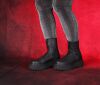 Lofina Stiefeletten schwarz 6070 Alea gasoline-nero Gr.42 - LOF 83