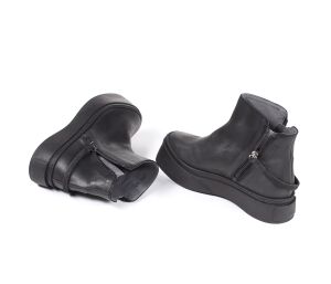 Lofina Stiefeletten schwarz 6440 Kaia gasoline-nero Gr.42 - LOF 90