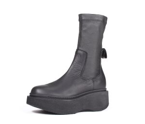 Lofina Stiefeletten schwarz 6282 Ellie gasoline-nero Gr.41 - LOF 88