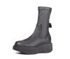 Lofina Stiefeletten schwarz 6282 Ellie gasoline-nero Gr.41 - LOF 88