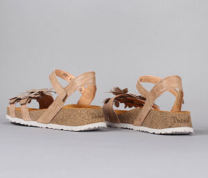 Think Sandaletten taupe Koak linen/kombi 551-4000 - KOA 54