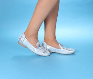 Think Slipper silber Guad-2 silber/kombi 1147-2000 - GUD 821