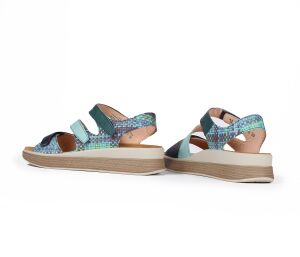 Think Sandaletten blau Meggie aqua/kombi 585-9040 - MEG 58 Gr.39