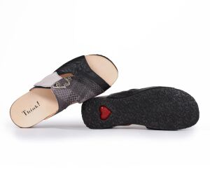 Think Pantoletten schwarz Mizzi schwarz/kombi 124-0090 - MZZ 346 Gr.39