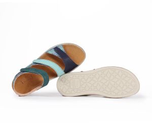 Think Sandaletten blau Meggie aqua/kombi 585-9040 - MEG 58 Gr.42