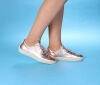 think sneaker rose turna puder/kombi 227-5030 - tna 83 fussbett: lederbezogene wechselbare kork-latex-bettung (pflanzlich gegerbt) kalbsleder pflanzlich  gegerbt - nicht gefärbt ohne absatz klassischer 6 loch-langschnürer mit weichem fersenpolster und besonders elastischer schalen-sohle. durch die lange schnürung bestens anzupassen.