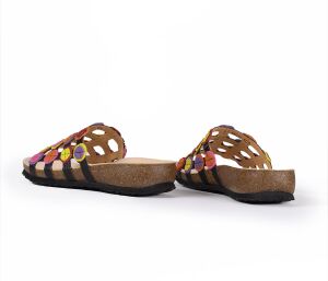 Think Pantoletten bunt Julia schwarz/kombi 247-0020 - JLA 252 Gr.43