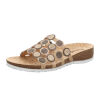 Think Pantoletten bunt Julia linen/kombi 247-4010 - JLA 253 Gr.40