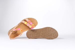 Think Sandaletten bunt Koak linen/kombi 322-4000 - KOA 53 Gr.40