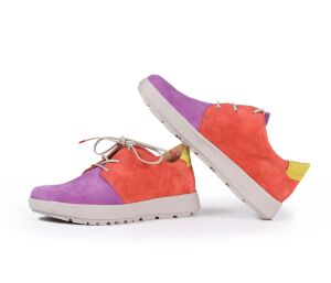 Think Schnürschuhe bunt Comoda orchidea/kombi 440-5030 - MDA 121 Gr.41