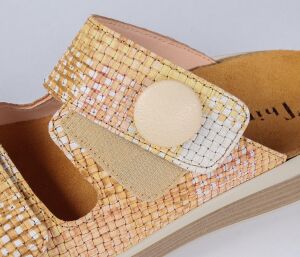 Think Pantoletten bunt Meggie sand/kombi 447-9080 - MEG 90 Gr.39