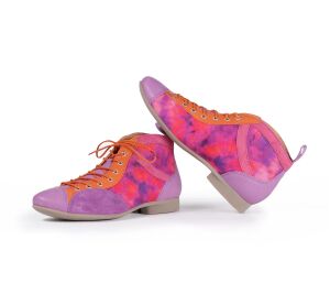 Think Schnürschuhe bunt Guad-2 fuxia/kombi 618-5060 - GUD 812 Gr.41