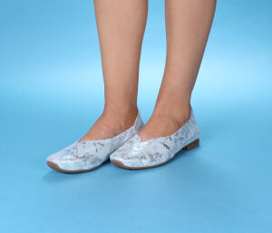 Think Ballerinas silber Gaudi silber 733-2010 - GDI 50 Gr.39