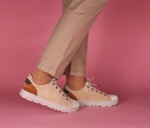 Think Schnürschuhe beige Comoda oats/kombi 741-4000 - MDA 122 Gr.40