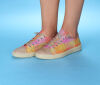 think sneaker bunt turna fuxia/kombi 792-9030 - tna 92 fussbett: lederbezogene wechselbare kork-latex-bettung (pflanzlich gegerbt) kalbsleder pflanzlich  gegerbt - nicht gefärbt ohne absatz die elastik-senkel lassen sich auch durch richtige schnürsenkel ersetzen !klassischer 6 loch-elastik-langschnürer mit klassischer sneaker-schalensohle. durch die lange schnürung bestens anzupassen. eher für den normal bis schlankeren fuß gedacht.