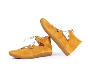Think Schnürschuhe gelb Nature caramel 950-3010 - NTR 45 Gr.39